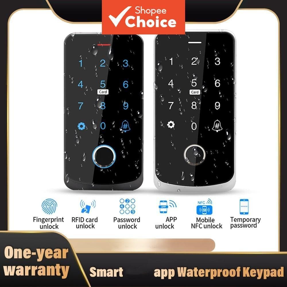 Bluetooth NFC App RFID Teclado De Acesso Por Impressão Digital Abridor Remoto De Fechadura De Porta