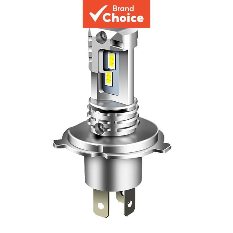 Lâmpada LED H4 Fanless CSP para Carro e Moto 9003 LED Farol Alto/Baixo Farol Automotivo Lâmpada 12V 12000Lm