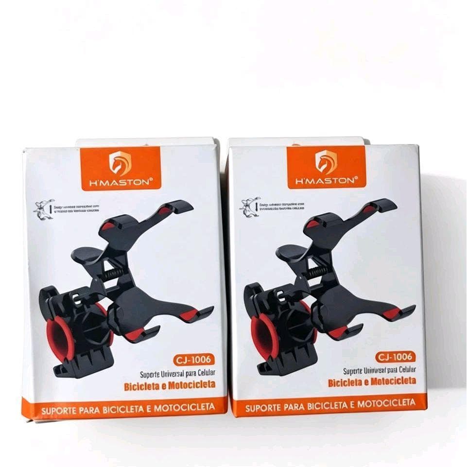 HMASTON Suporte Universal para Celular CJ-1006 para Bicicleta e Motocicleta Acessório de Viagem Prático e Seguro