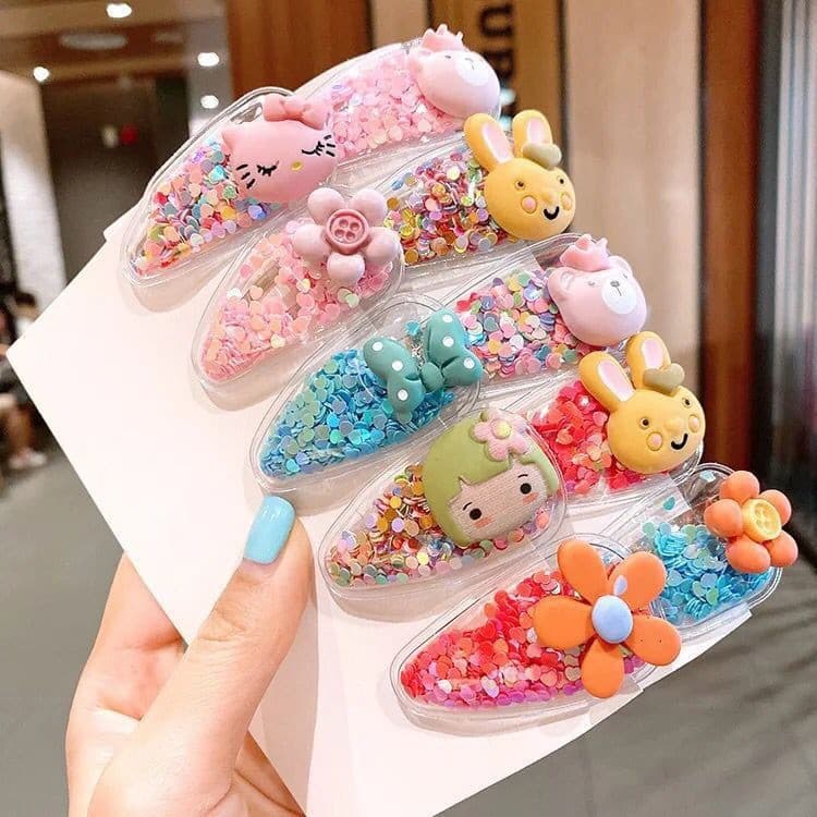 Presilha de Cabelo Margarida para Crianças, Meninas, Bebês, Princesas, Presilha BB, para Franja, Presilha Later