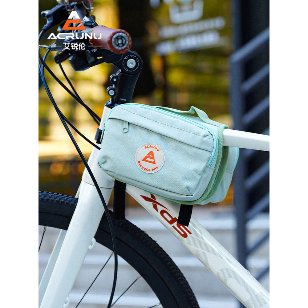 2026 Novo produto Bolsa de feixe frontal de bicicleta Allen Bolsa para celular de Mountain Bike Bolsa de feixe de armaze