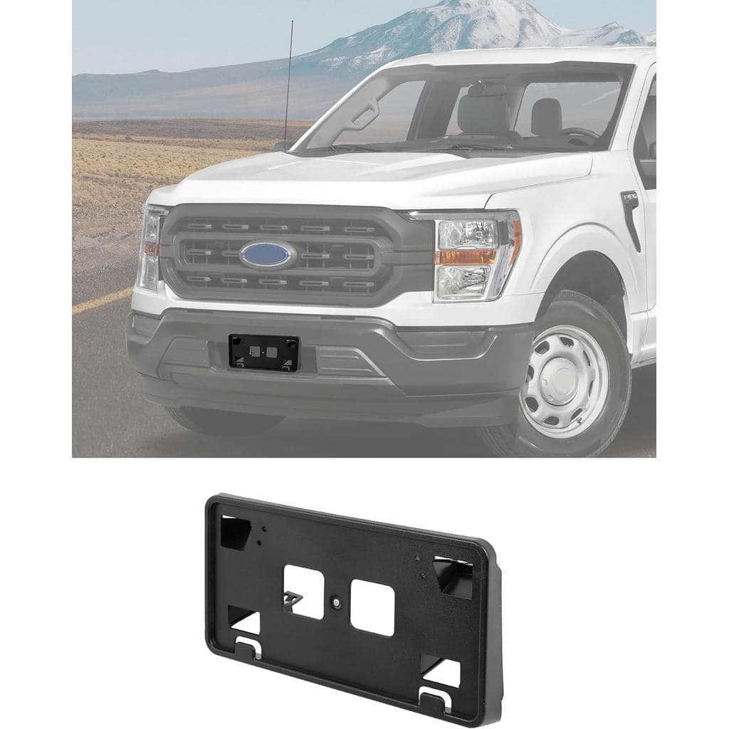 Suporte de Montagem para Placa de Licença do Para-choque Dianteiro Compatível com Ford F150 2021 2022 2023 2024 2025 Ace