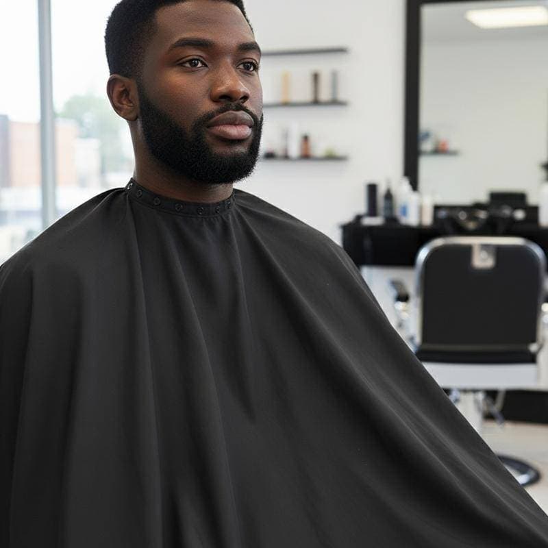 waveba Capa De Corte De Cabelo Para Cabeleireiro Profissional Com Fecho De Pressão Ajustável Barbeiro Salão De Beleza 14