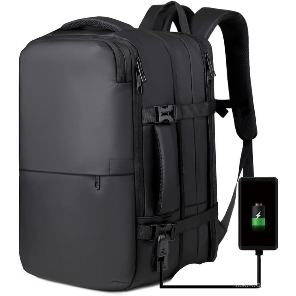 Mochila masculina para viagens de negócios com capacidade de 40 litros, atende aos padrões das companhias aéreas, expans