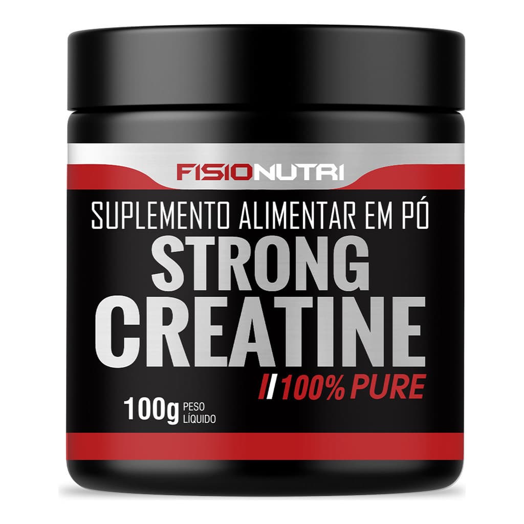 Strong Creatine 300g Fisionutri 100% Pura