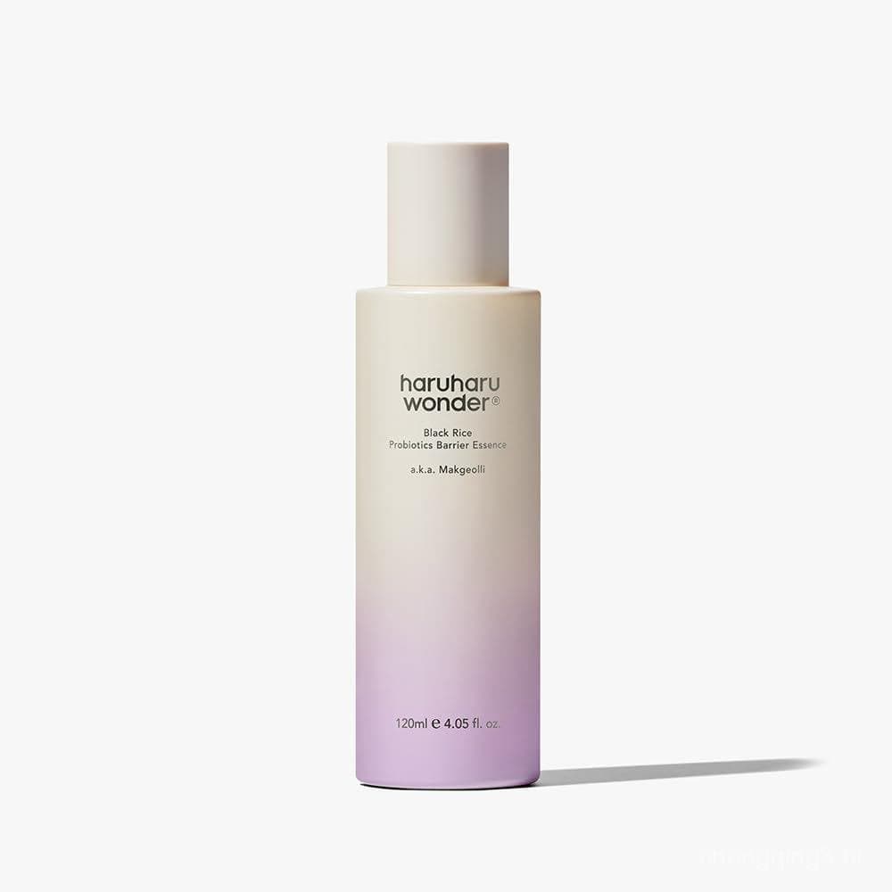Haruharu Wonder Black Rice Probiotics Essence Toner para uma barreira cutânea forte com ceramidas, ingredientes fermenta