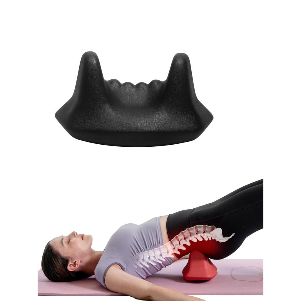 Multifuncional doméstico massagem muscular lombar relaxante guia travesseiro abdômen exercício massageador relaxar colun