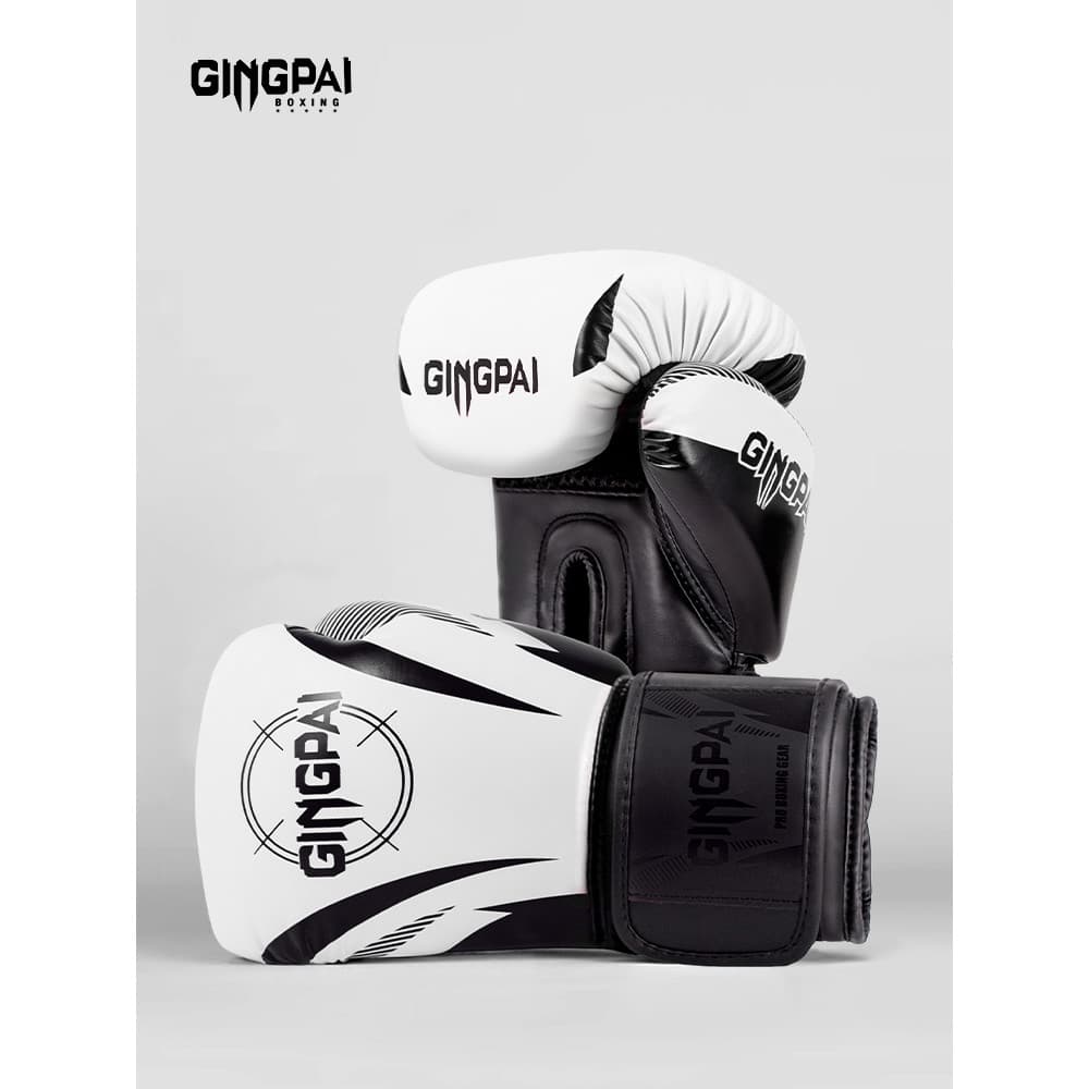 Caixa luvas de boxe adulto das mulheres dos homens Sanda luta Muay Thai treinamento profissional prático competição luva