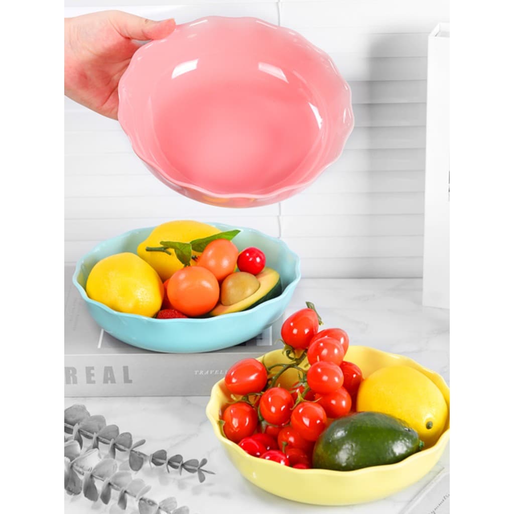 Moda melamina prato de frutas criativo prato de frutas lanche prato de doces de frutas secas mesa de café de