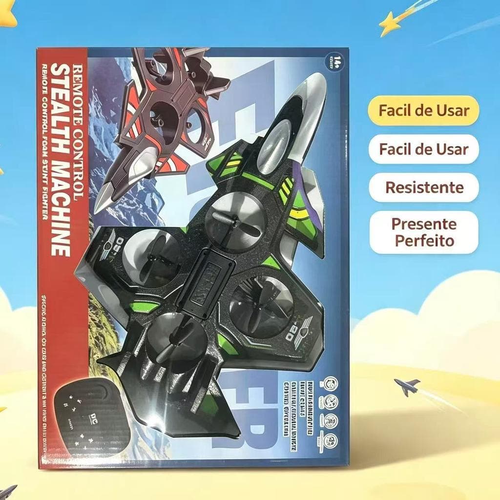 Avião De Controle Remoto Para Criança  Drone Avião de brinquedo