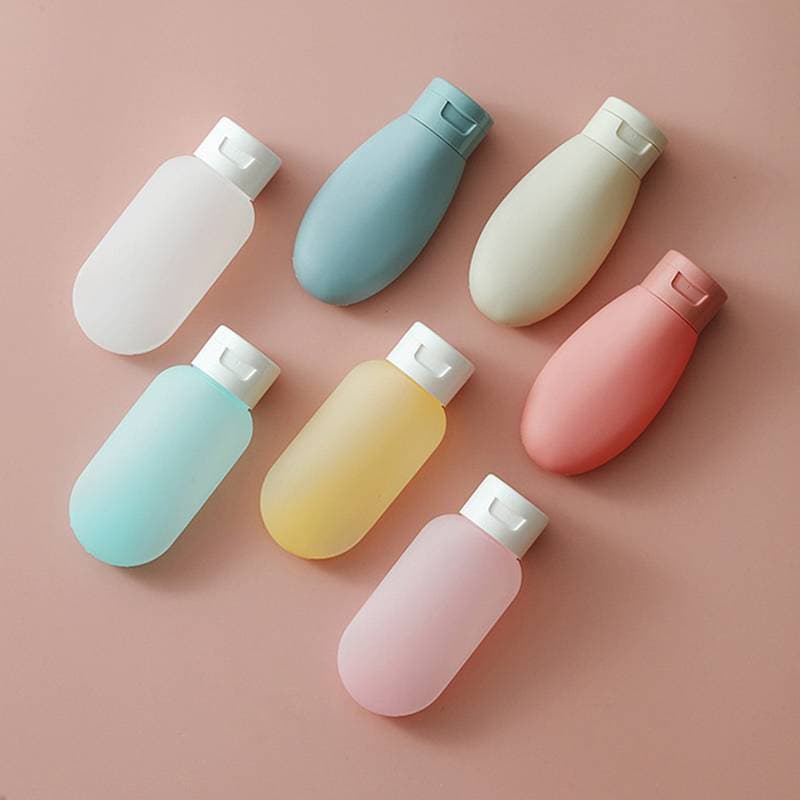 Garrafa Recarregável Portátil Shampoo Gel De Banho Garrafas Kit De Viagem Contém
