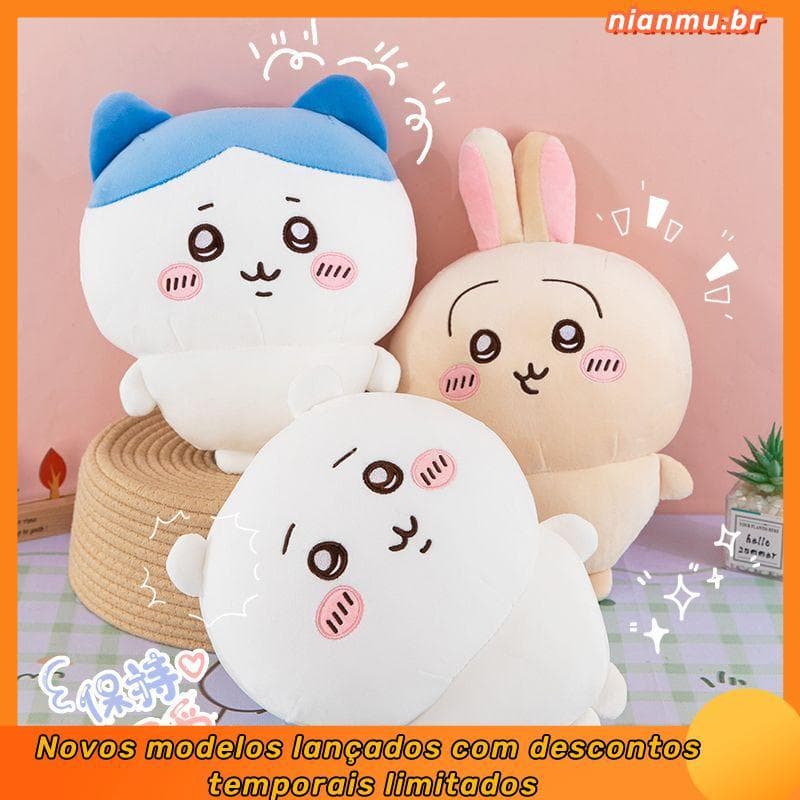 Boneca Uzachi chiikawa boneca brinquedo de pelúcia pequena oito boneca bonito presente de aniversário