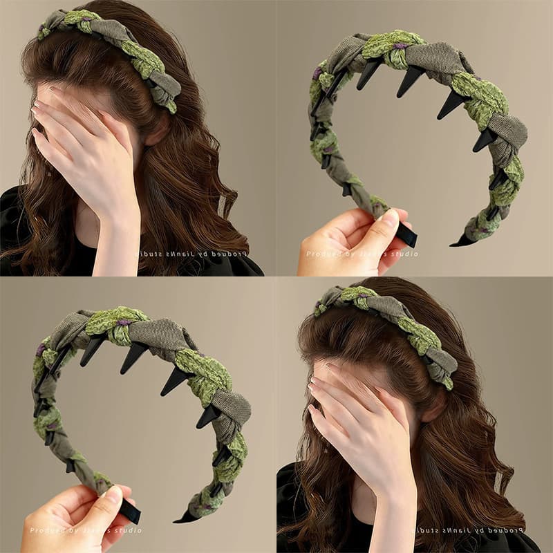 Tiara de Cabelo de Coroa Alta para Mulheres, Primavera 2026, Antiderrapante, Especial para Lavar o Rosto, Presilha de Ca