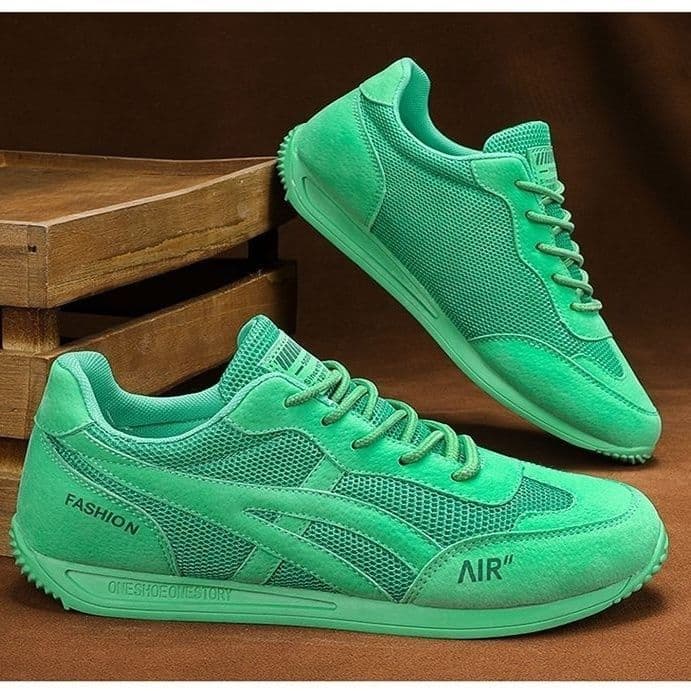 Tênis de Corrida Shoe Plate Hua A-Gan, Tênis Esportivos Retrô para Caminhada, Casuais, Tênis Masculinos Modernos A