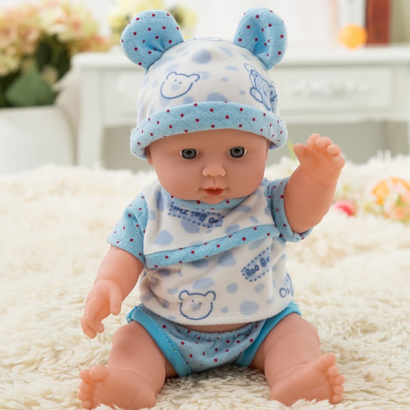 Pronto estoque Boneca de vinil boneca 40cm renascimento boneca crianças simulação diálogo boneca meninos meninas brinque