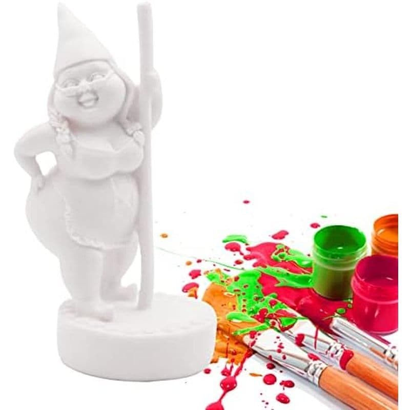 Estátua De Gnomo Dançante Em Poste Dnoifne , Estátuas De Jardim De Resina , Figura Engraçada Ao Ar Livre , Decoração Cri