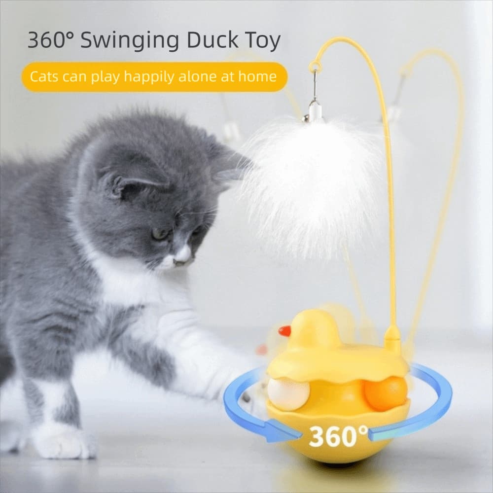 Brinquedo Para Gatos SD413UDC Tumbler , 360 ° Resistente À Mordida Da Provocação Do Gato Rotação , Varinha Jogo Gatinho