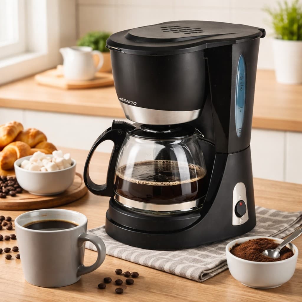 Cafeteira Eletrica Vetro Cafe Agratto 15 Xicaras 127v ou 220v 550w Automatica Escritorio Portatil