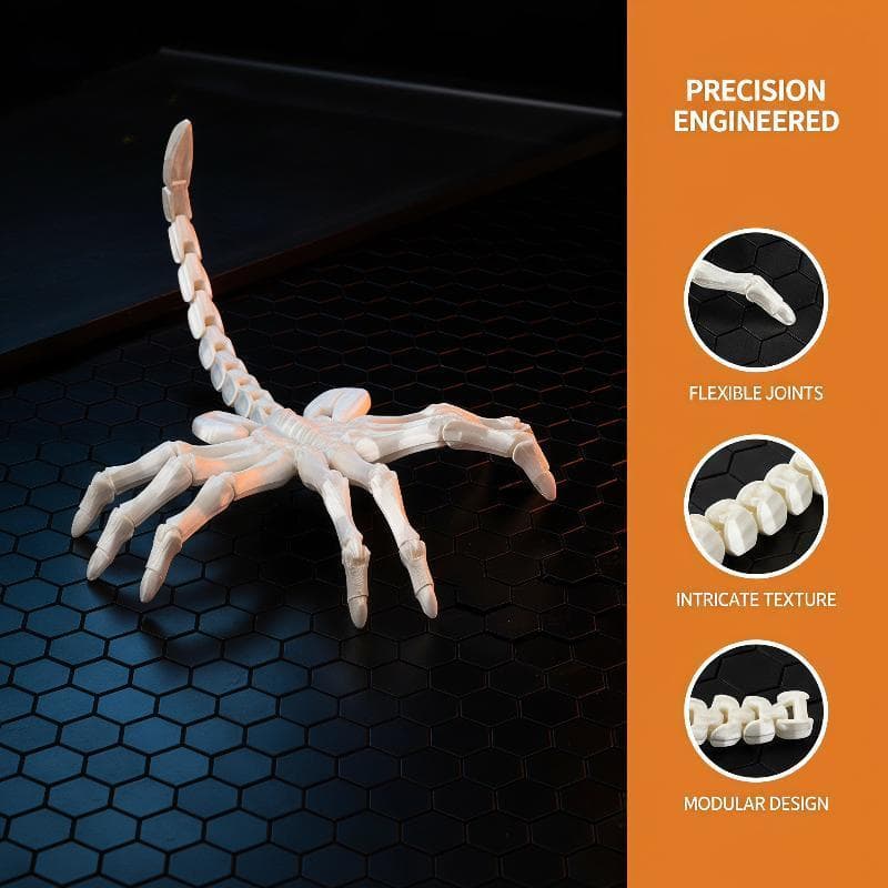 3D Impresso Articulações Móveis Facehugger Estatueta Simulação Realista Brinquedo Articulado Presente Legal Para Fãs De