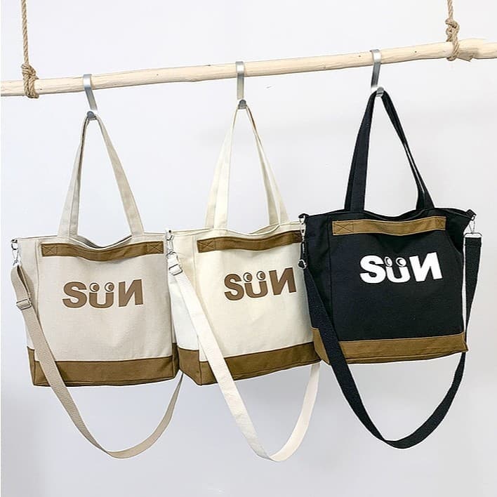 Bolsa Tote Feminina Lona Grande Transversal Ombro Viagem Trabalho Faculdade Espaçosa Vintage