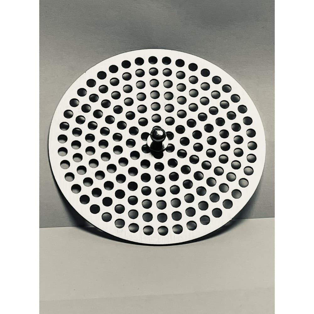 Tampa de drenagem de piso 304 aço inoxidável redondo esgoto banheiro cabelo filtro malha com alça