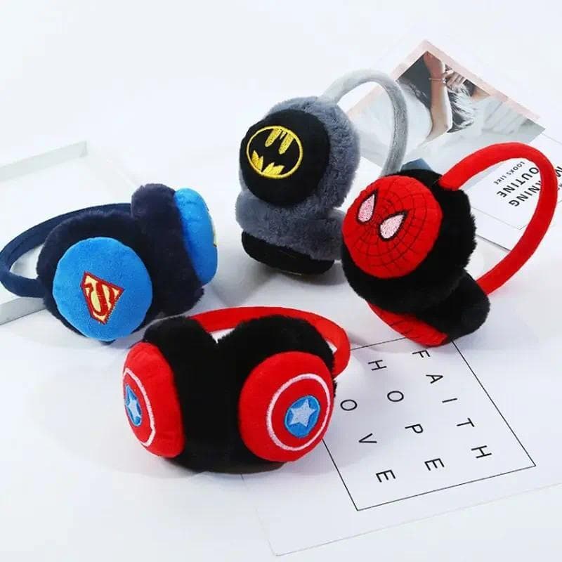 Novos Meninos E Meninas Inverno Quente Adorável Bonito Pele De Coelho Dos Desenhos Animados De Pelúcia Crianças Earmuffs