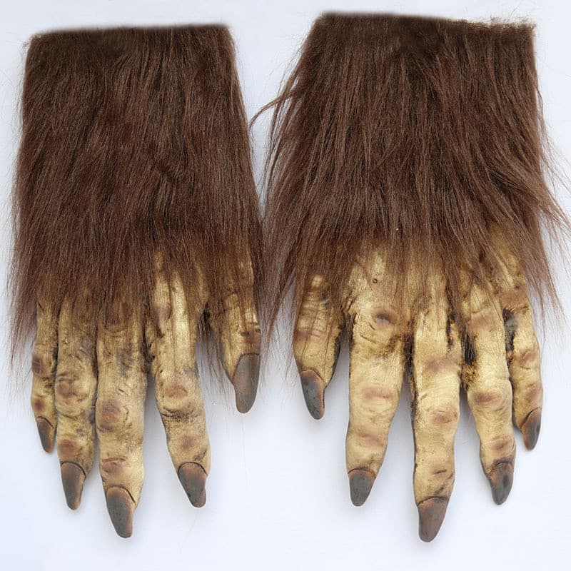 Luvas De Lobo De Halloween Lobisomem Caracóis Mãos De Monstro Adulto Garra De Patas Para Adereços Cosplay Festa De Pásco