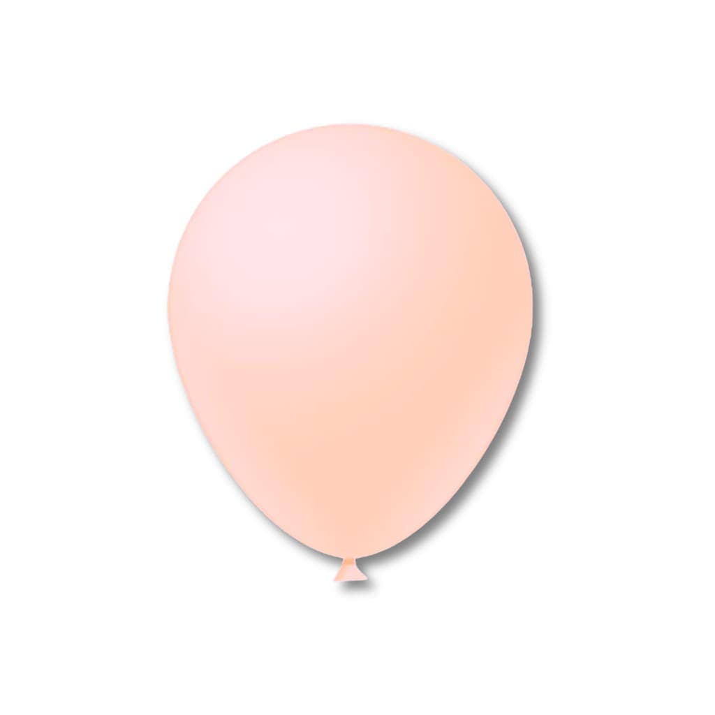 Balão Bexiga Aniversário Látex Liso N 5 Polegadas 50un Festball Salmão