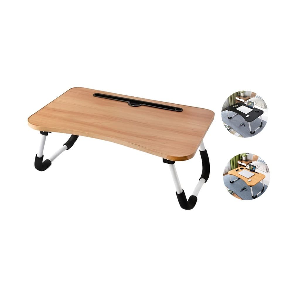 Mesa de Apoio Dobrável Portátil  para Notebook e Estudos na Cama e Sofá - Moment