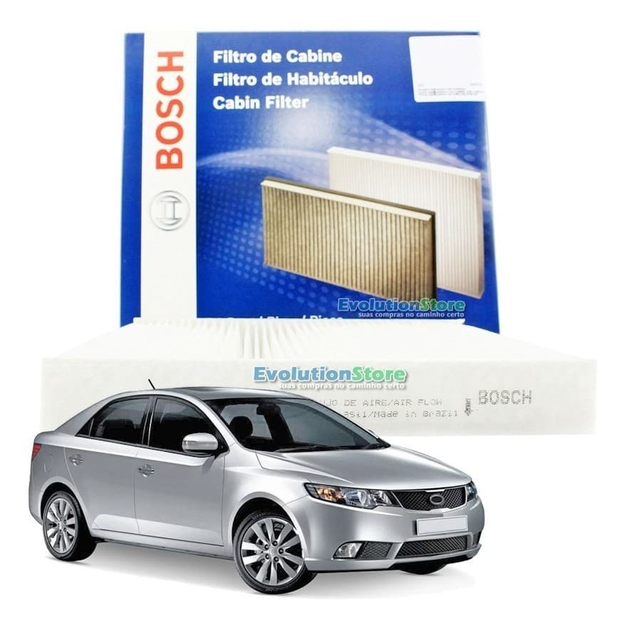 Filtro De Cabine Ar Condicionado Cerato 2010 2011 2012 2013 | Bosch 0986BF0562