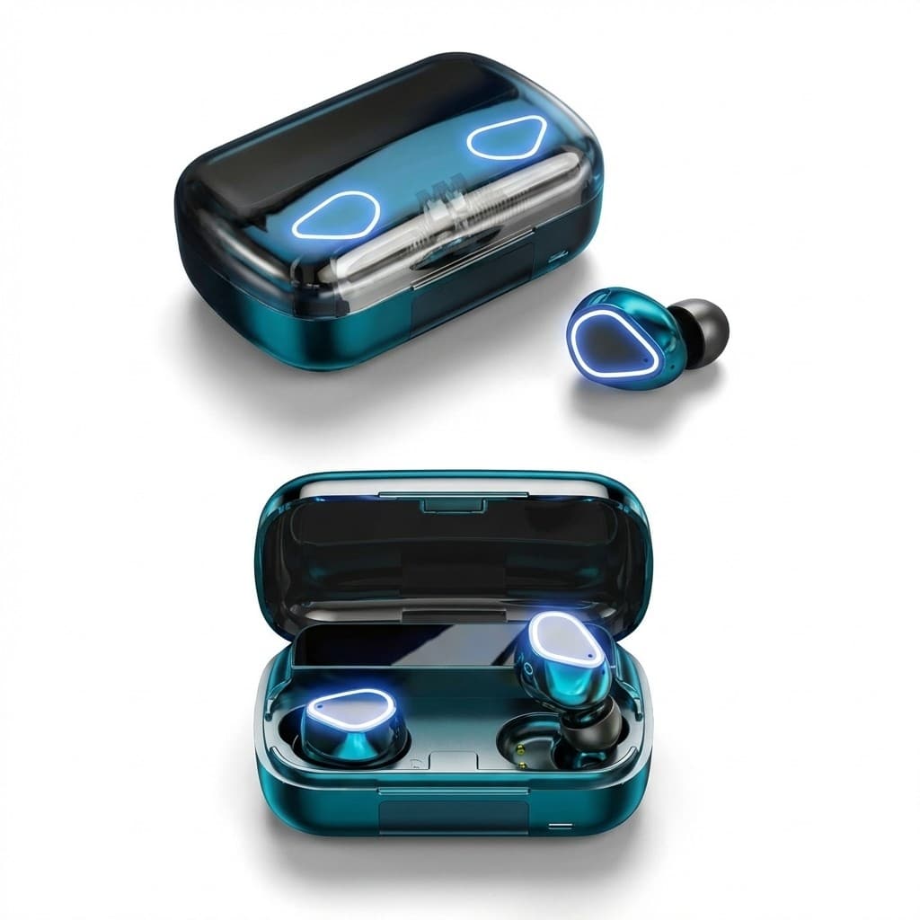 Fone Bluetooth MX Pro 10 Antirruido Android iOS Bateria 12h Carregamento Sem Fio Som HiFi IPX5