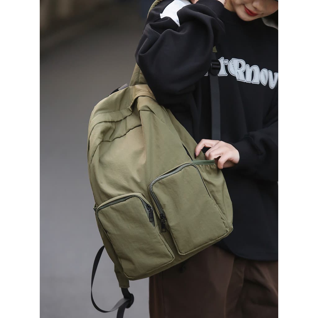 Mochila Casual japonesa feminina 2026 novo estilo leve mochila de viagem masculina de grande capacidade mochila escolar