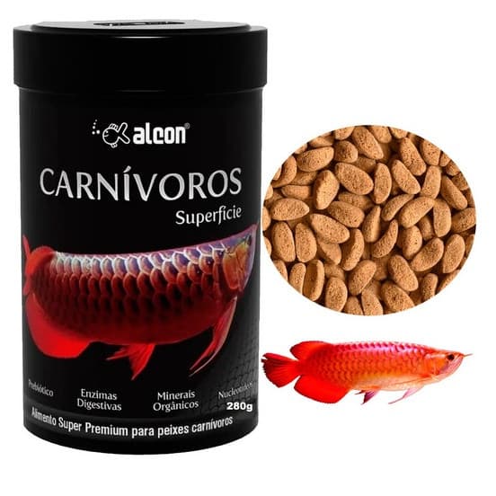 Ração Para Peixes Carnivoros Alcon Superficie 80G