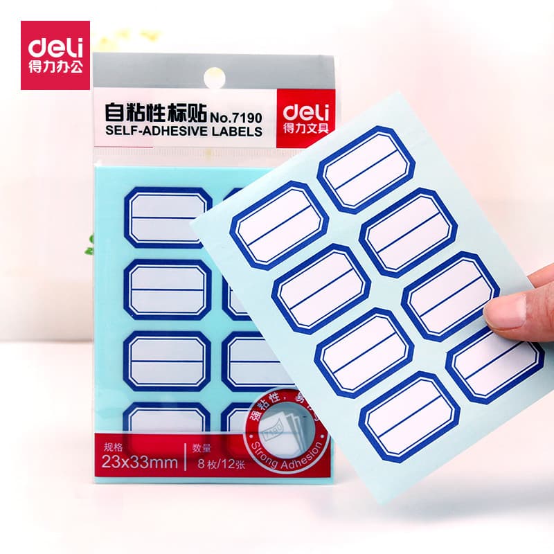 Etiqueta autoadesiva Etiqueta de papel de coleta Oral Etiqueta autoadesiva Etiqueta de preço Etiqueta de preço Papel man