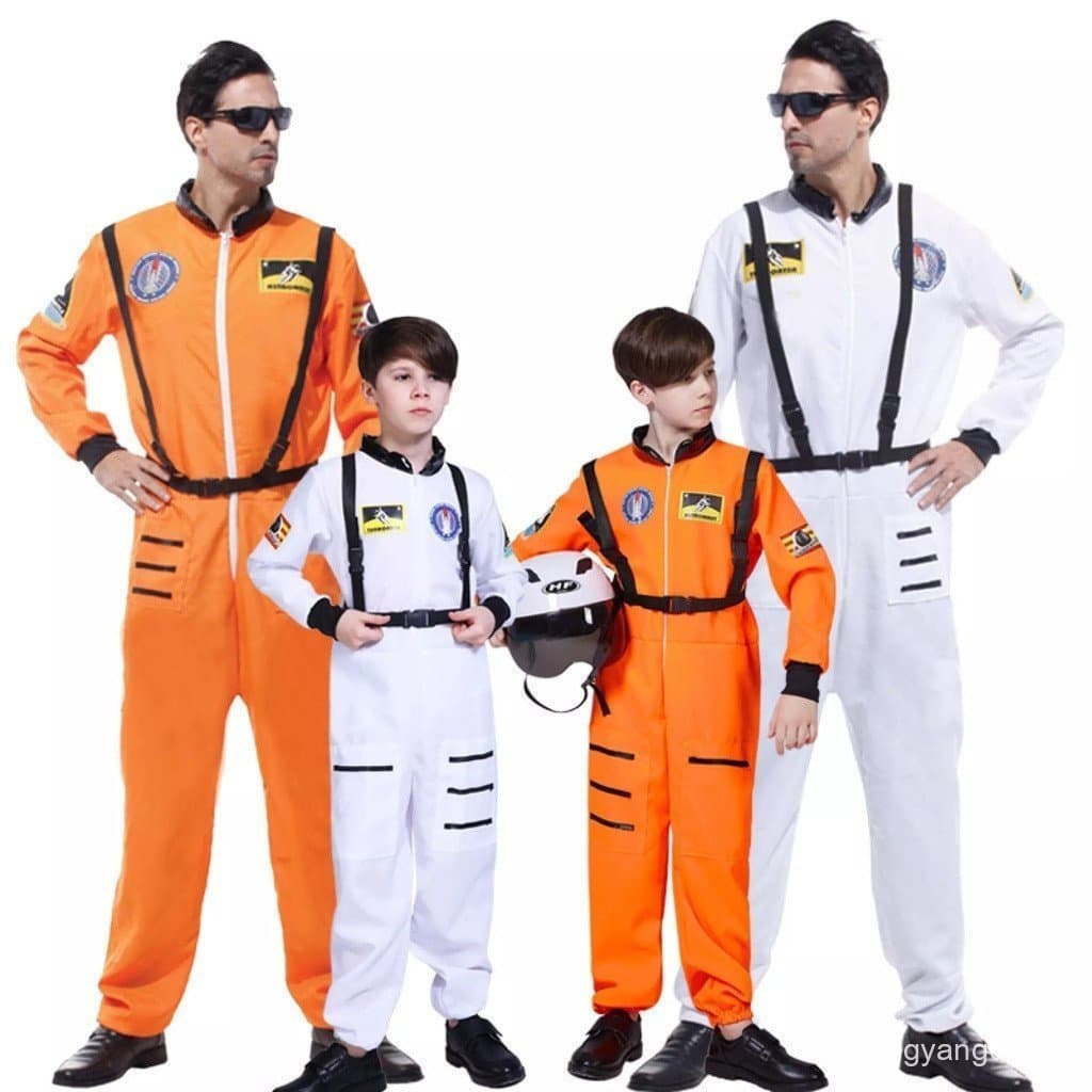 Fantasia de Astronauta Congme para Crianças e Adultos, Macacão de Cosplay da NASA para Meninos e Meninas 8JB5 P6IG