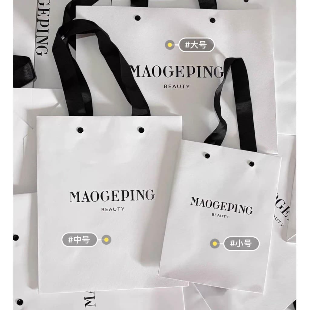 Mao Geping Original Saco de Compras de Armário Especial Saco de Papel Sacola Produto Genuíno Pequeno Médio Grande Tamanh