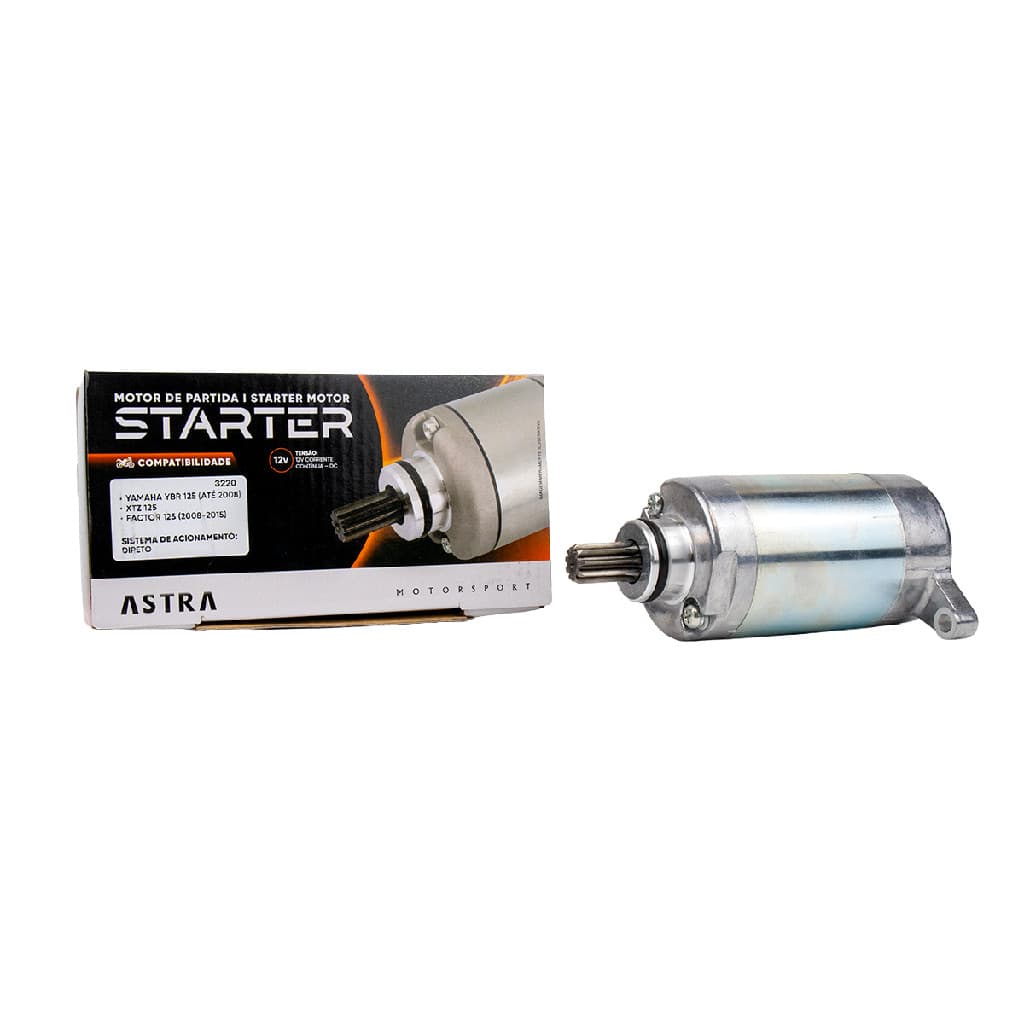 MOTOR ARRANQUE AS YBR125-08 XTZ125 FACTOR125-15