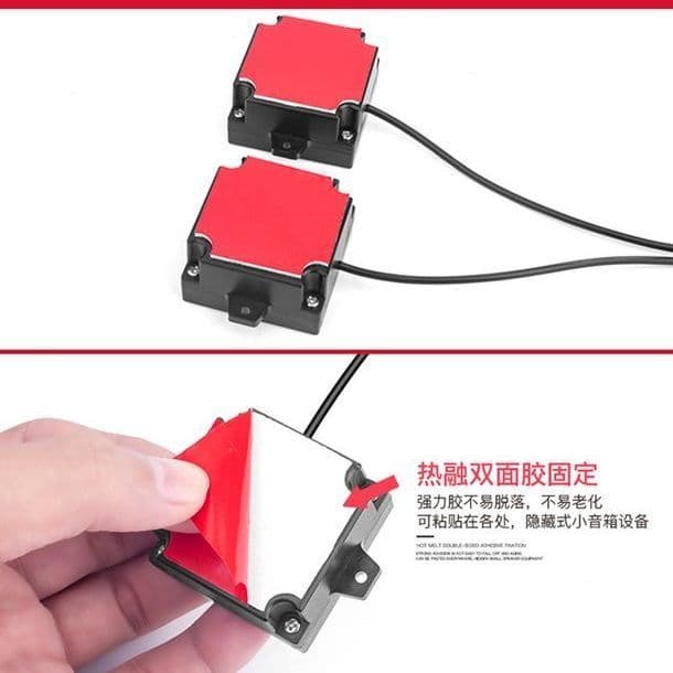 [Coleção de 2.6.000 pessoas] Cabo USB pegajoso Subwoofer oculto DIY alto-falante Desktop computador Host diy áudio Mini