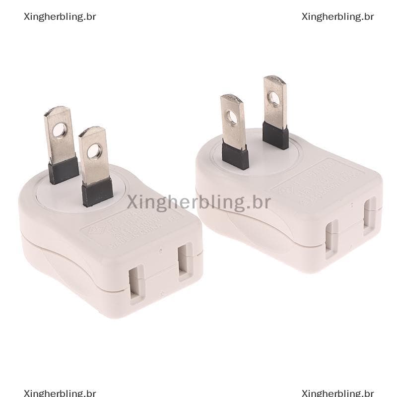 XBBR Eua 2PIN 360 ° Conversor Adaptador De Tomada De Energia Dobrável Giratório Para Viagens Quente