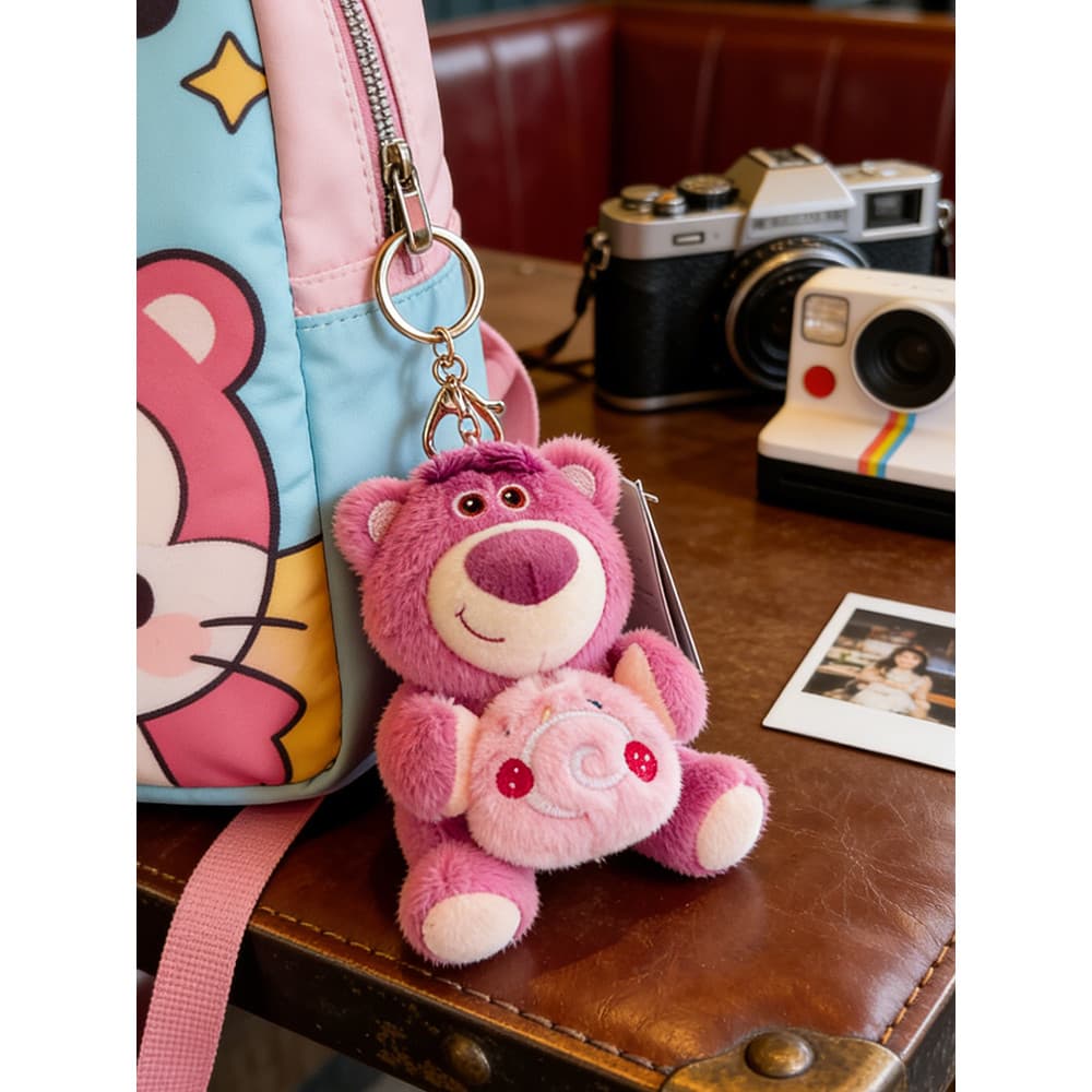 StrawberryBear Morango Urso Boneca Enfeites de Carro Mochila Pingente Meninos Meninas Saco de Presente de Dia dos Namora