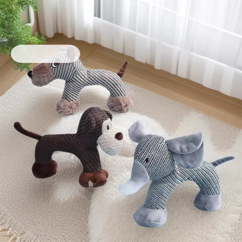 Brinquedo transfronteiriço para cães, elefante de pelúcia, macaco, cachorro, boneca resistente à mordida, Molar, pequeno