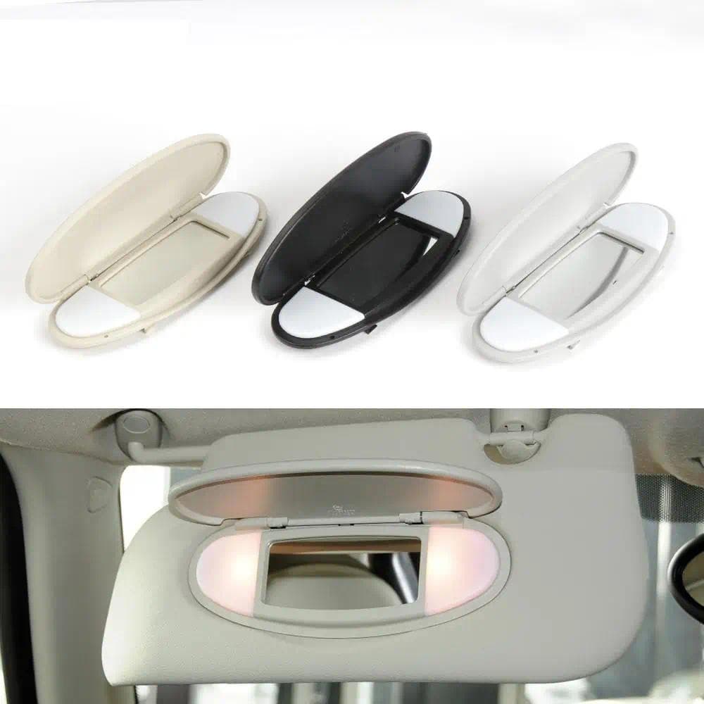 Para MINI R55 R56 R60 Interior Do Carro Sun Sombra Viseira Maquiagem Espelho Cosmético Capa BMW 51167316833peças Automot