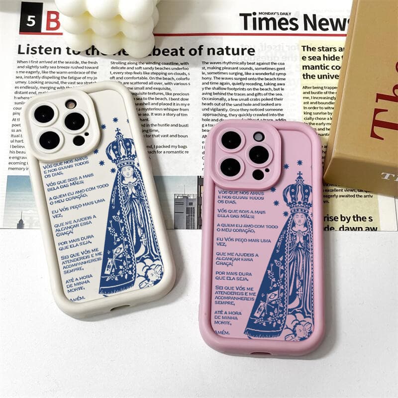 Capinha Nossa Senhora Aparecida para Samsung Galaxy A05 A05S A04 A04E A03 A15 A14 A55 A54 A72 A71 A23 A32 A34 A35 Capa