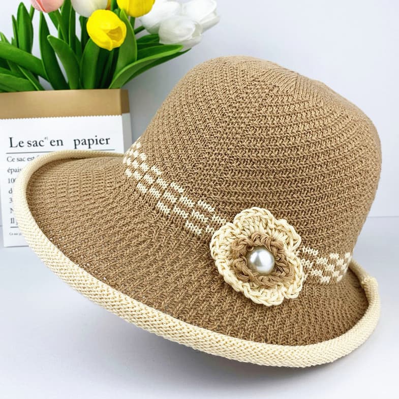 Chapéu para idosos de meia-idade, chapéu para bacia de verão, mãe, primavera, outono, chapéu de sol, avó antiga, proteto