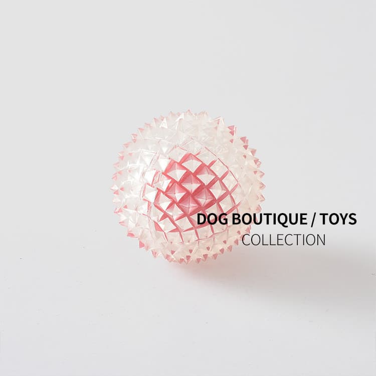 Estoque pronto Envio rápido!Bola de brinquedo para cachorro resistente à mordida, bola elástica de espinho, brinquedo pa