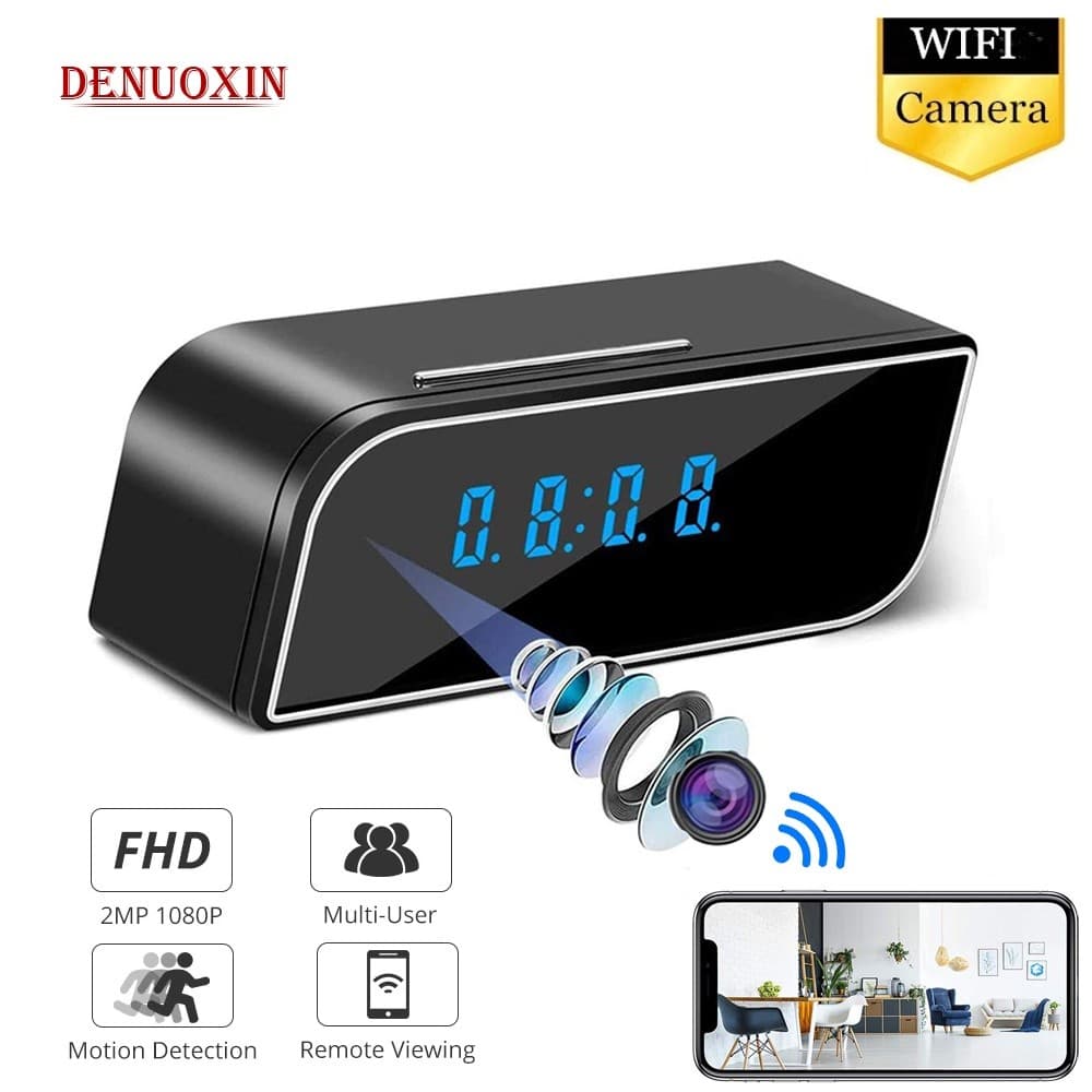 Câmera De Segurança IP Interna WiFi , Filmadora Com Gravador De Vídeo Doméstico Visão Noturna IR , DVR Controle Remoto S