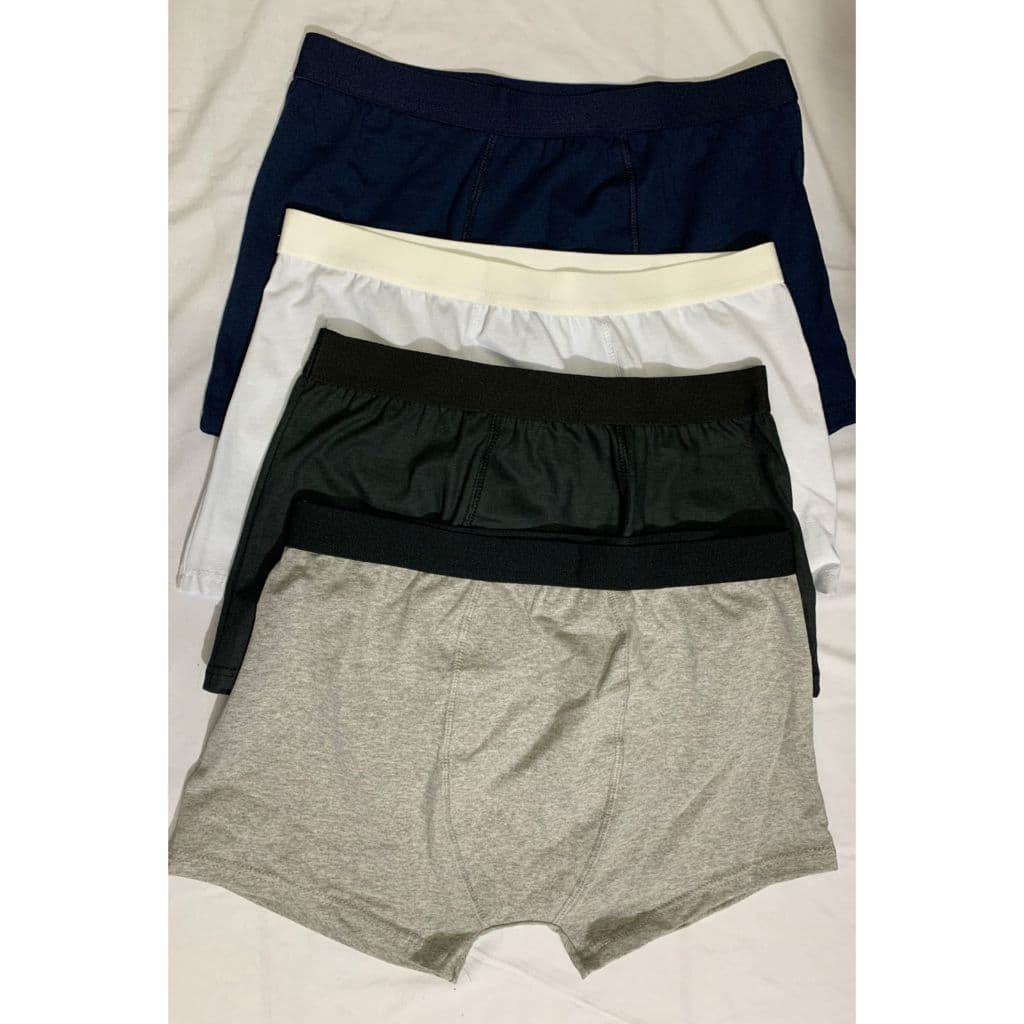 KIT C/4 CUECA BOXER 95% ALGODÃO 5% ELASTANO MASCULINO (PREMIUM)