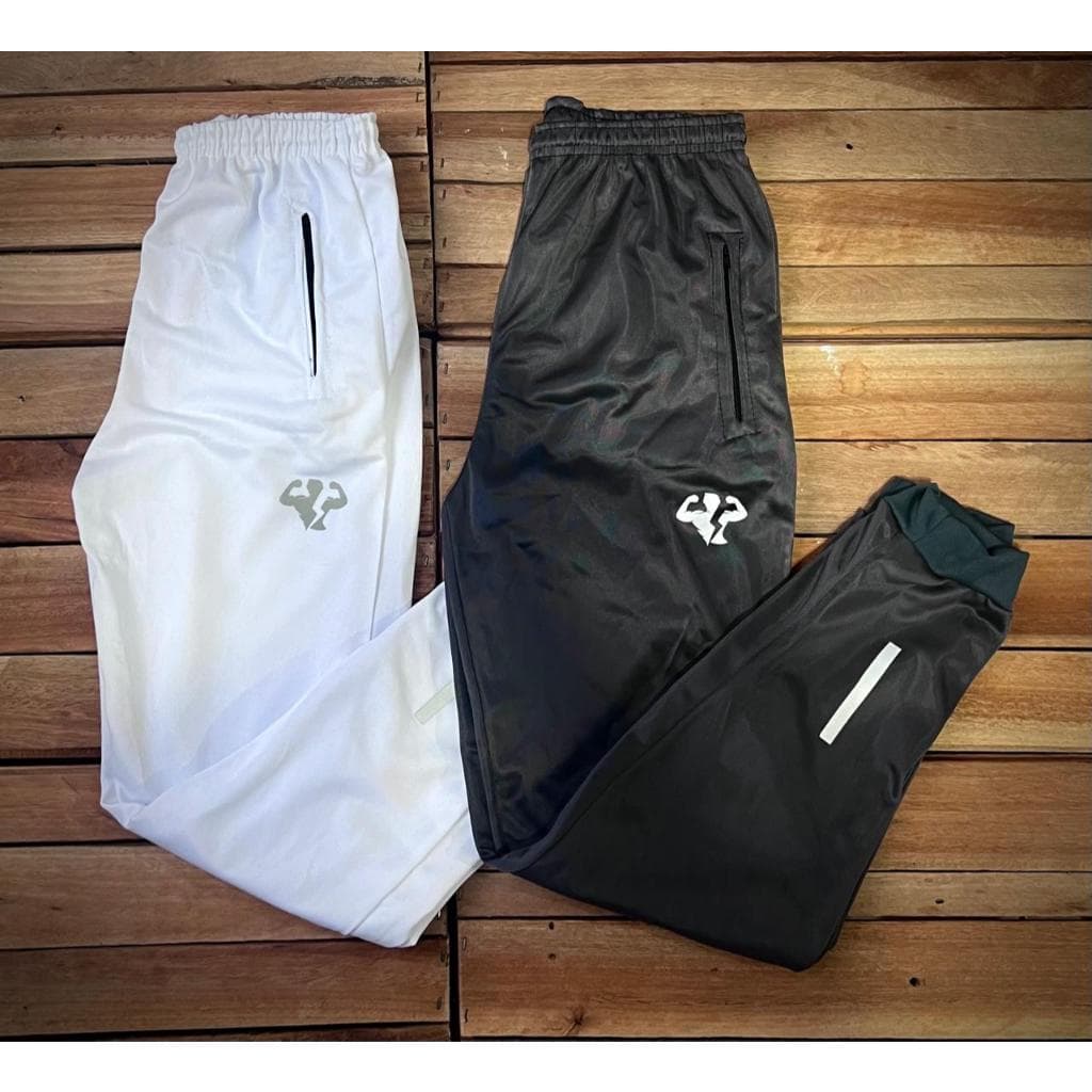 02 Calças Jogger Masculinas Pronta Entrega - Diversos Kits Azul Marinho, Branca, Cinza e Preta!