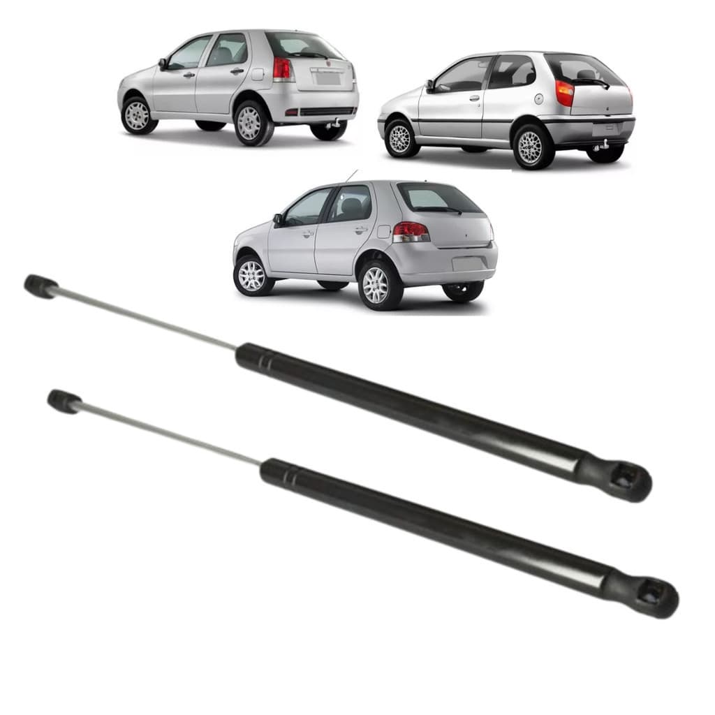 Par Amortecedor de Porta Malas Para Tampa Traseira Fiat Palio Fire 1996 até 2016
