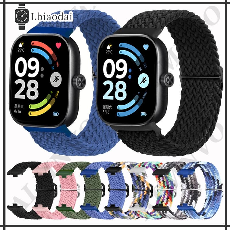 Pulseira de Nylon Para Smartwatch Xiaomi Band 10 9 Pro 8 Pro / Redmi Watch 6 5 4